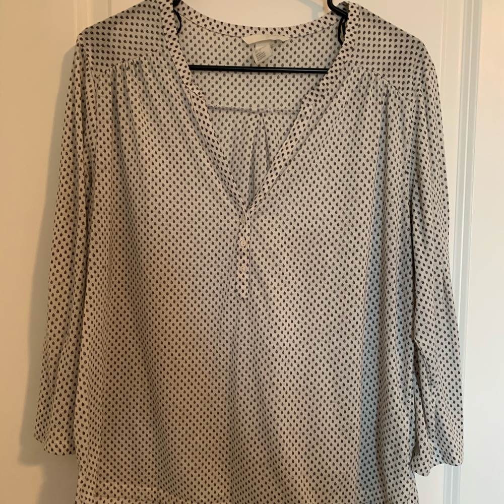 Cotton mid button down